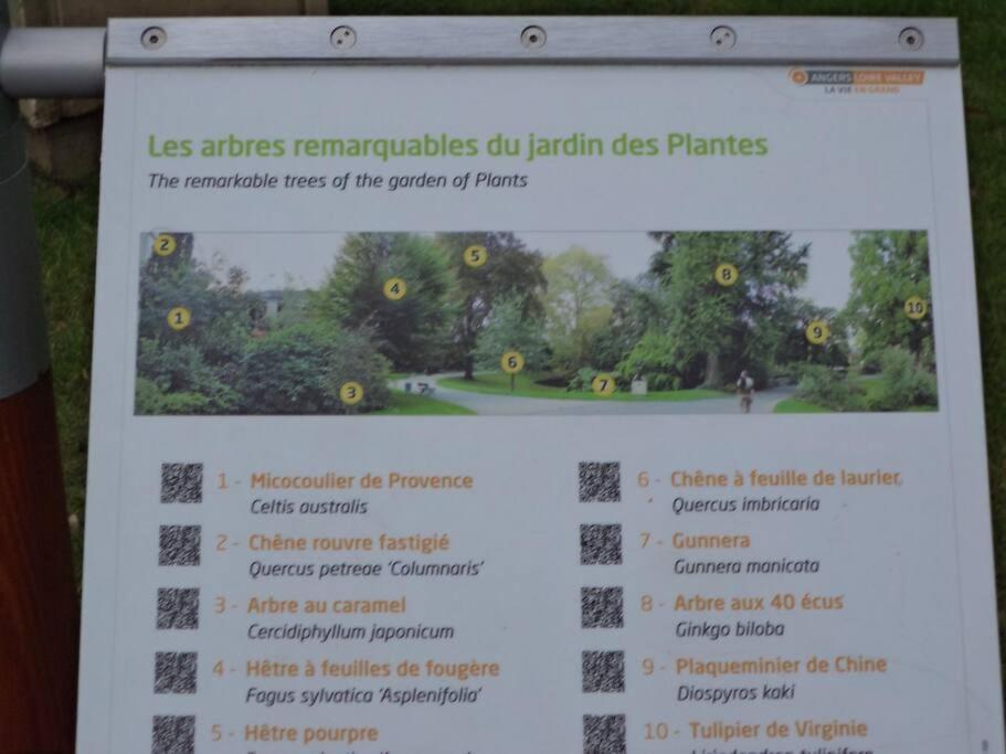 Апартаменты Le Grey-Jardin Des Plantes-Centre Des Congres Анже Экстерьер фото